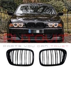 Двойни Бъбреци за BMW 5 серия E39 (1995-2004)  Черен Гланц