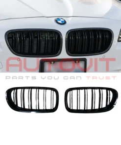 Бъбреци за BMW F10/F11 2011-2017 Двойни Черен Гланц
