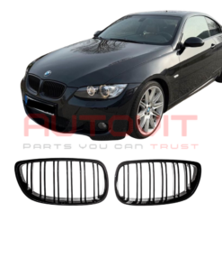 Двойни Бъбреци за BMW E92 / E93 (2006–2010) – М Дизайн – Черен Гланц