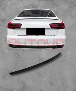 Спойлер лип за багажник – Audi A6 C7 Sedan (2011–2018) черен гланц