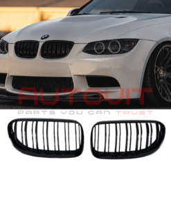Двойни Бъбреци за BMW E92 / E93 Facelift (2009–2013) – М Дизайн – Черен Гланц