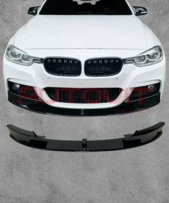 Преден лип спойлер BMW F30 M-Tech черен гланц