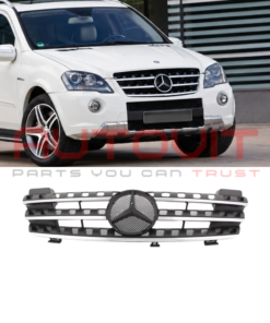 Решетка за Mercedes ML W164 (2005-2008) - черна с хромлайсни