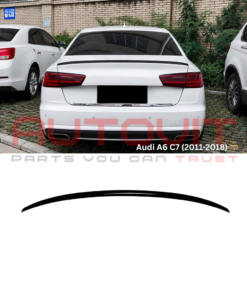Спойлер лип за багажник – Audi A6 C7 Sedan (2011–2018) черен гланц
