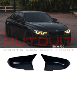 Тунинг капаци за огледала Batman за BMW F20 / F30 / F31 / / F32 / F36 - черен гланц