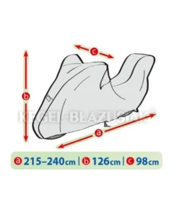 Защитно покривало за мотоциклет с топ каса Kegel Garage L