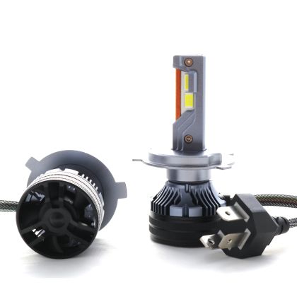 Лед крушки Bi Led система H4 за фарове 65W - Canbus 6000K - Image 3