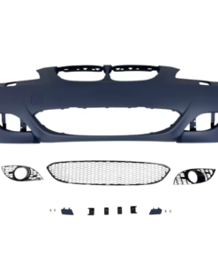 Предна броня M5 дизайн за BMW E60/E61 с отвори за халогени