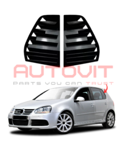 добавки странични стъкла vw golf 5 черен гланц тунинг 2003-2008