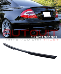 Заден лип спойлер Mercedes-Benz W209 CLK (2002–2009) – черен гланц