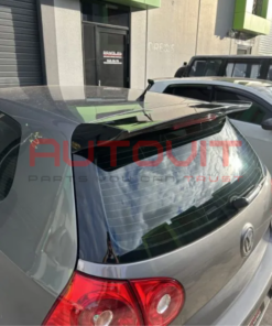vw golf 5 спойлер багажник монтаж без пробиване abs черен гланц