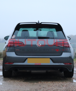 volkswagen golf 7 задна линия тунинг спойлер oettinger черен гланц