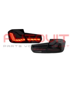 Alternative view of Диодни стопове за BMW F30 Sedan (2012-2019) GTS Look с бягащ мигач - опушени
