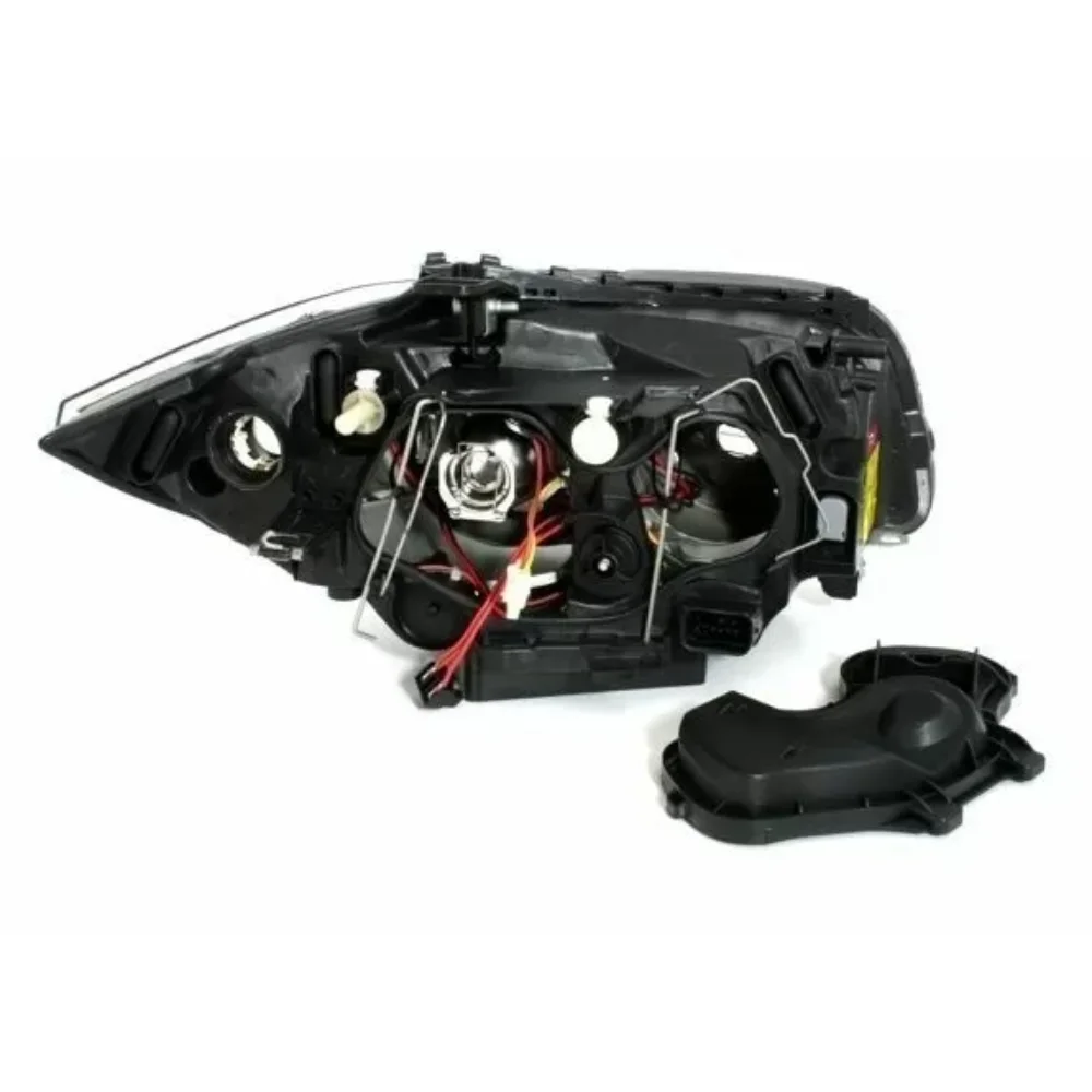 Кристални фарове за BMW E87 Angel Eyes (2004-2011) - черни - Image 4